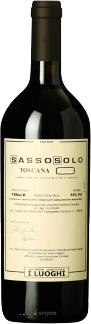 Sassosolo Toscana IGT I Luoghi 2018