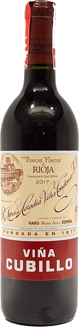 Rioja "Viña Cubillo" Rosso DOC Vinos Finos de RIOJA 2017
